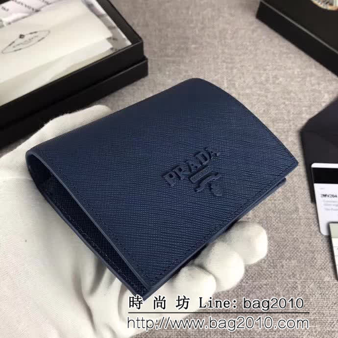 PRADA普拉達 專櫃最新同色 時尚爆款 女士短夾 1MV204 DD1003